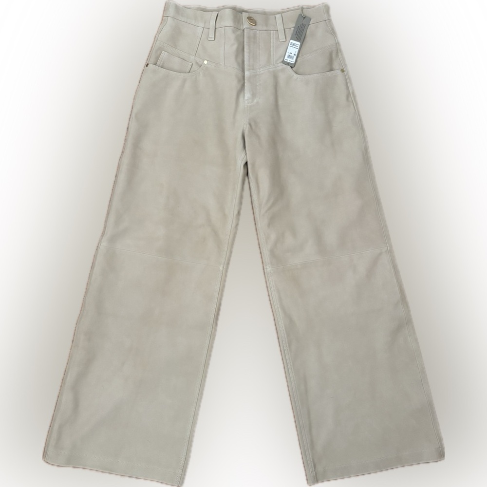 Hudson Jeans Women's Tan Wide-Leg Jeans